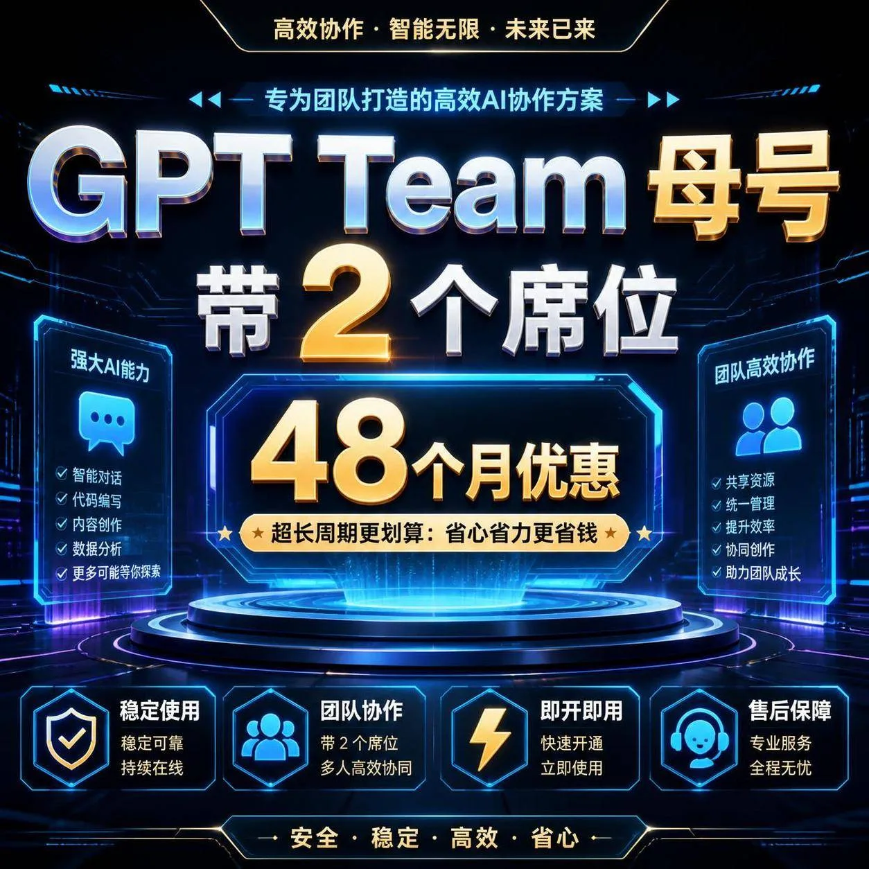 正规官方G business（team） 2席位母号带质保 48个月优惠 可开通自己账号 商品图片