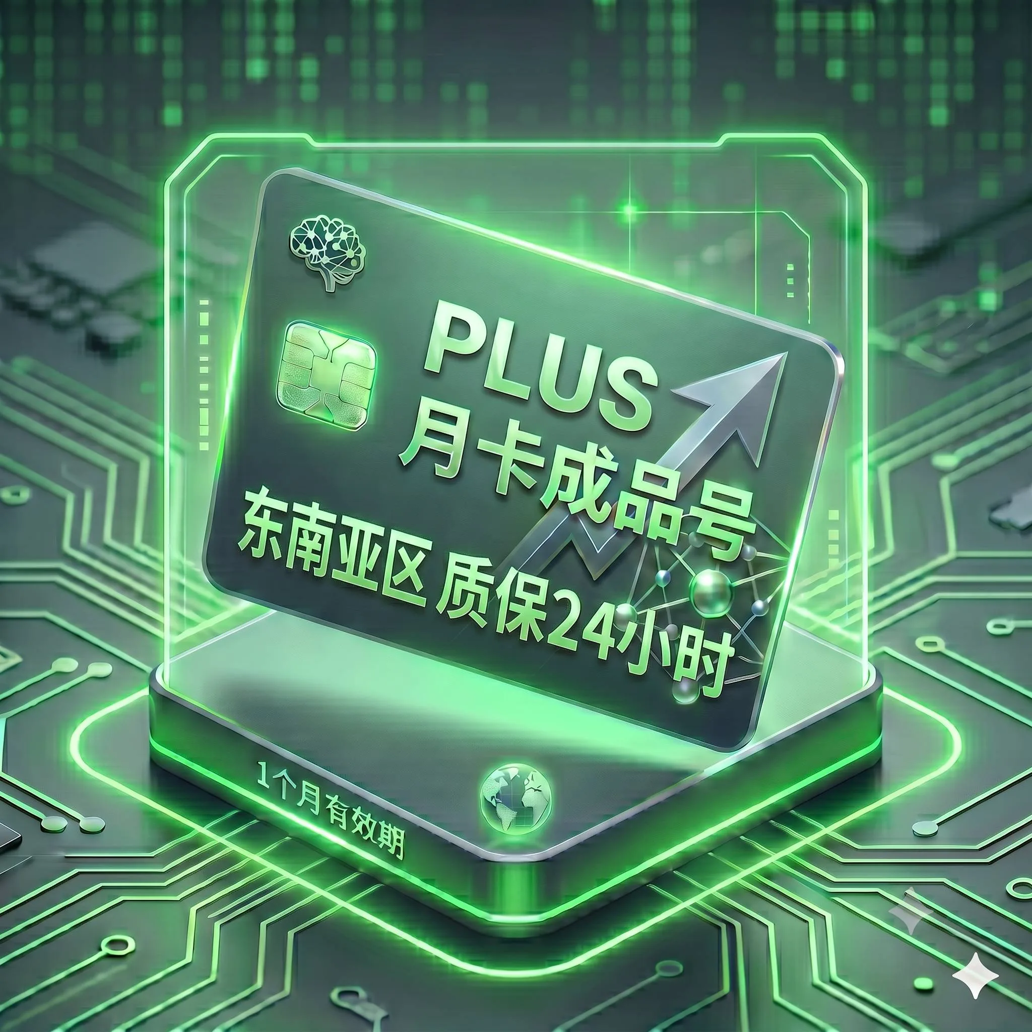 PLUS 特殊渠道独享月卡成品号3(东南亚区,支持反代,购买24小时内非禁止网络账号问题可免费更换一次) 商品图片