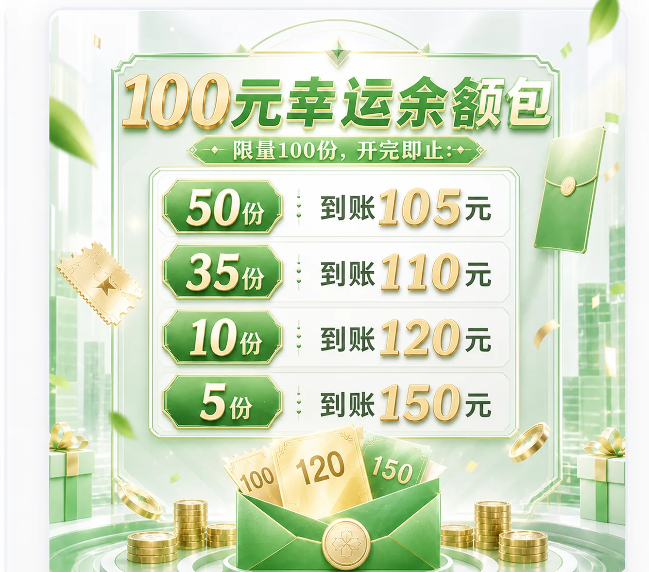 100＄兑换码 幸运余额包  sub平台全模型可用 超级稳定超级快商品图片