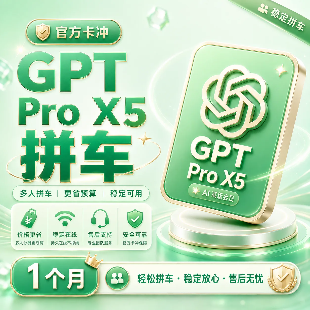 【拼车】G Pro 5X 【官方卡冲】1个月商品图片