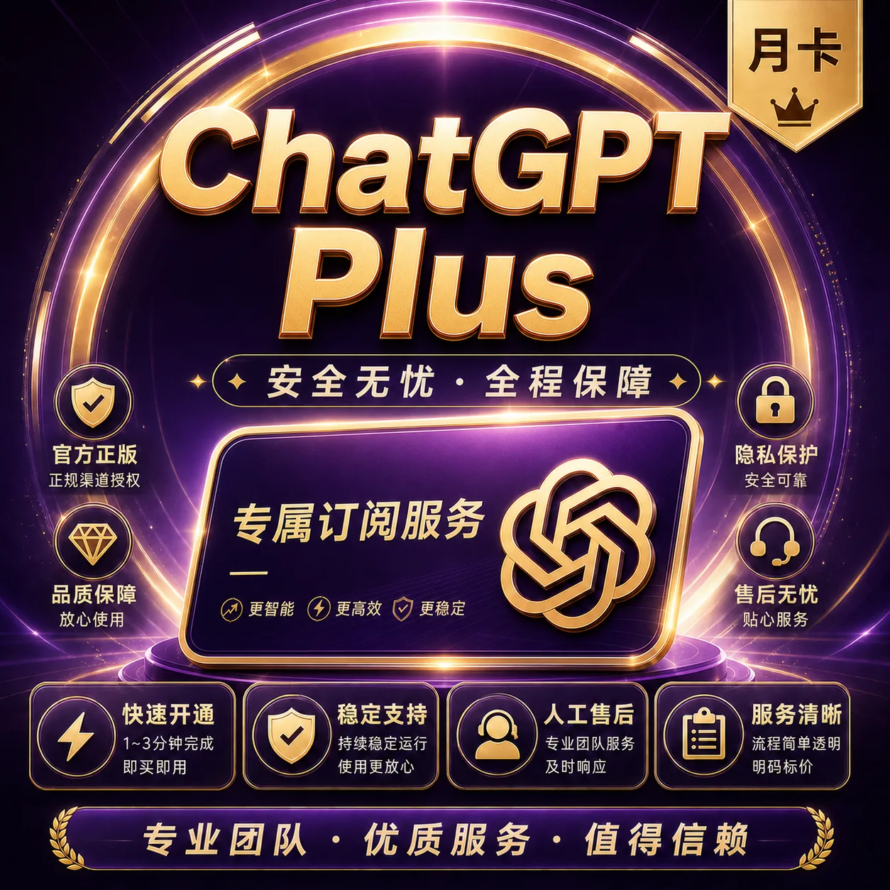 IOS 【质保30天】codex PLUS 订阅 官方充值 免排队 秒充(1-10分钟到账)（可屯卡） 商品图片