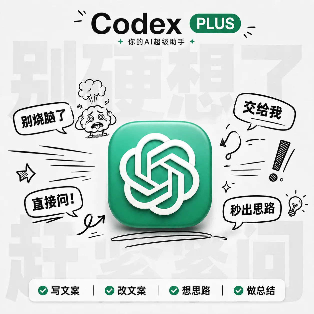 Codex Plus一个月正规直充 质保掉订阅 找人工客服代充 接受不了不要拍！ 商品图片