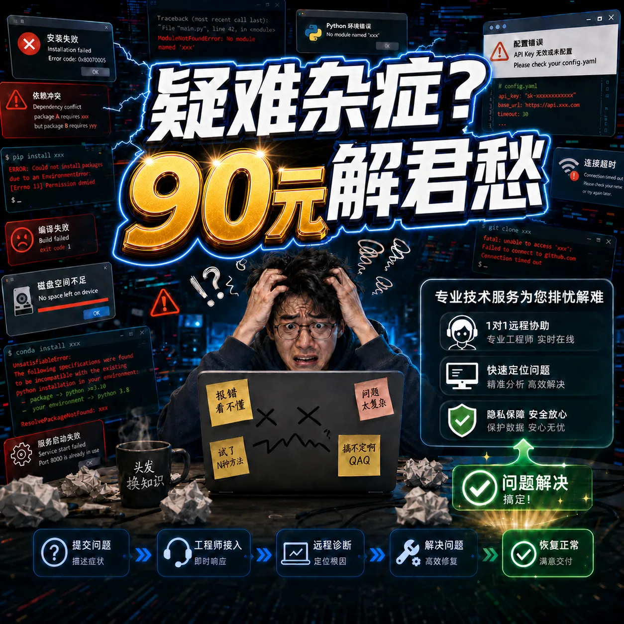 codex使用疑难杂症远程解决 商品图片
