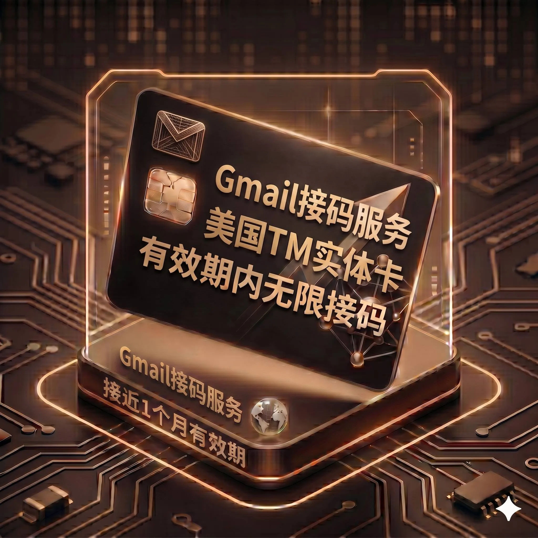 Gmail 美区TM卡自助接马服务1(仅限谷歌,美区TM卡,一号一绑,有效期内可无限接收码,有效期至20261008) 商品图片