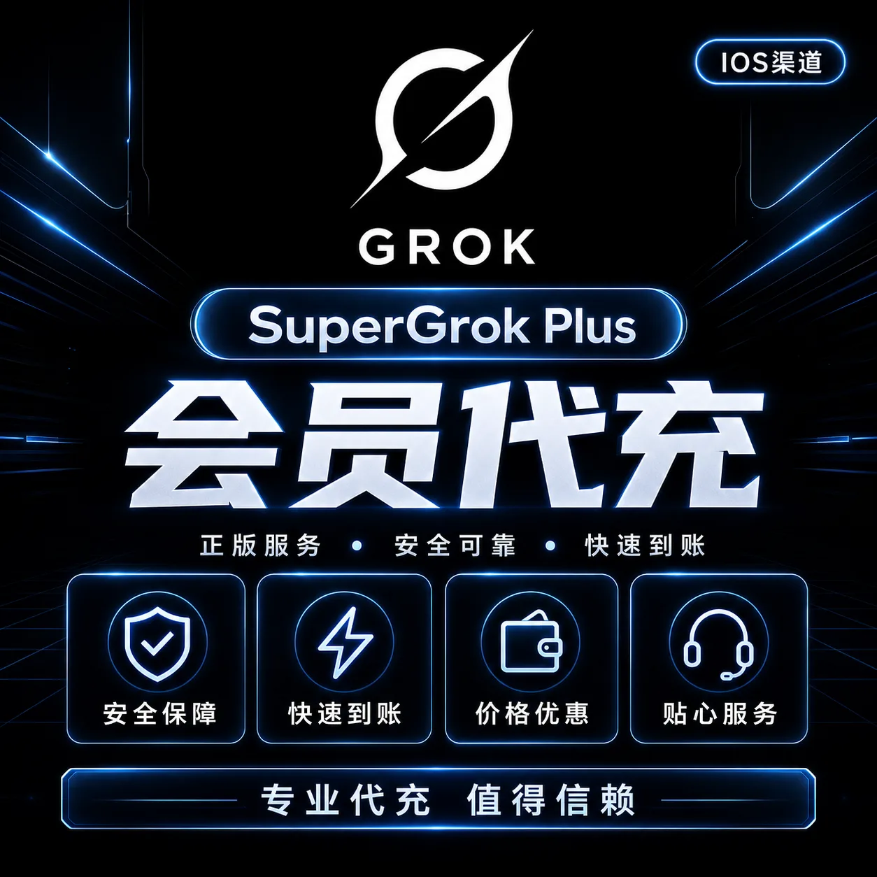 【IOS美区】gro Super gro Plus 官方充值(月卡) (ID直充) 商品图片