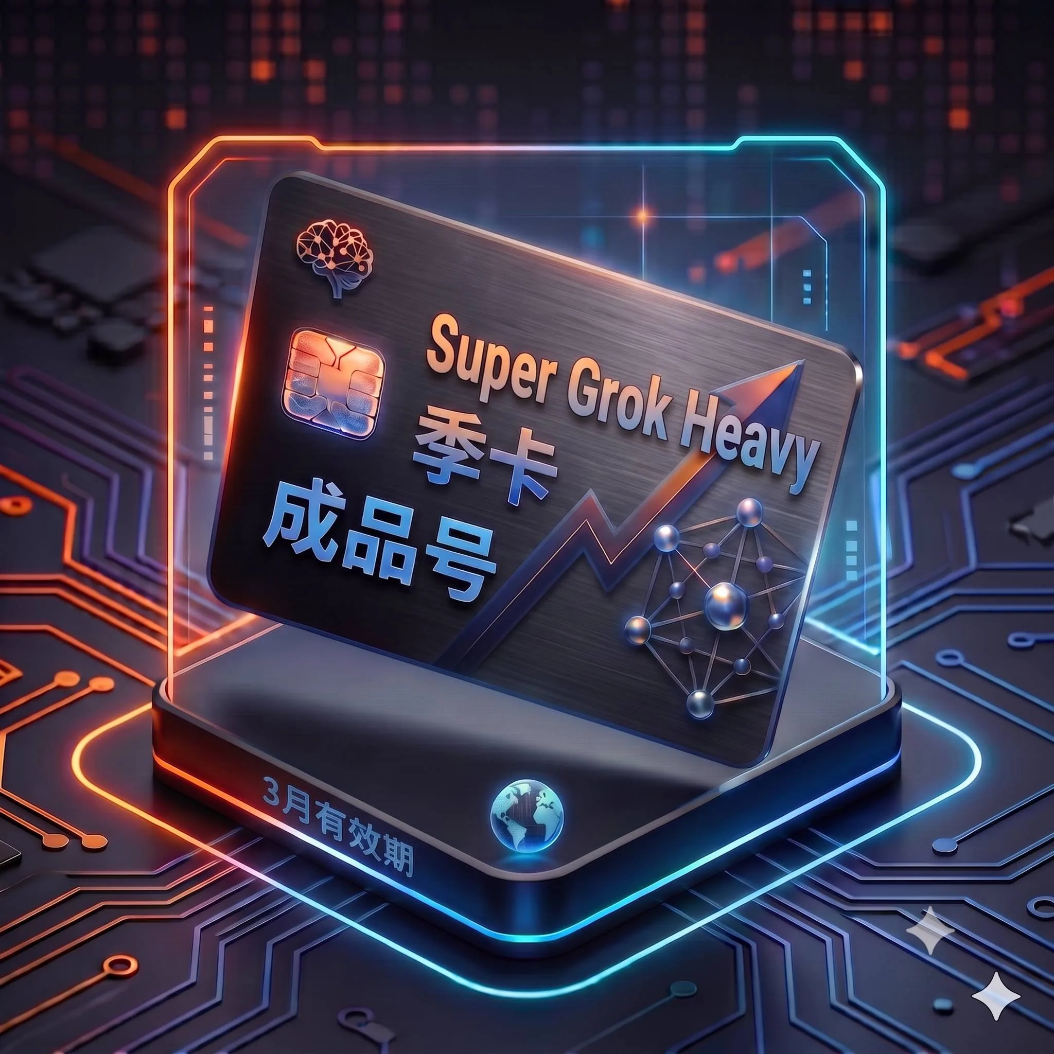 Super G r o k Heavy 特殊渠道季卡成品号1(质保首登,首登成功后账号问题不会有任何售后和补偿,人工) 商品图片