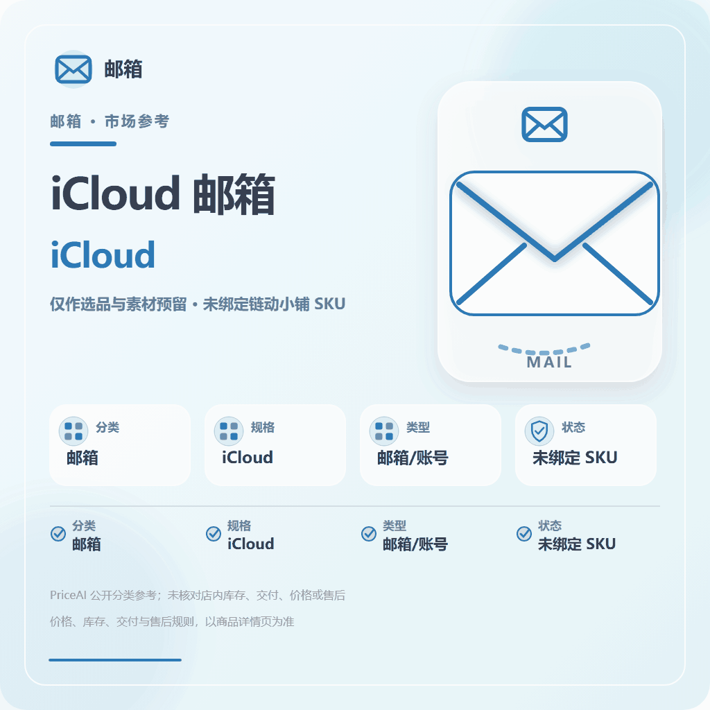 【稳定】iCloud 隐私邮箱｜无限收件｜ (质保 1 天) 商品图片