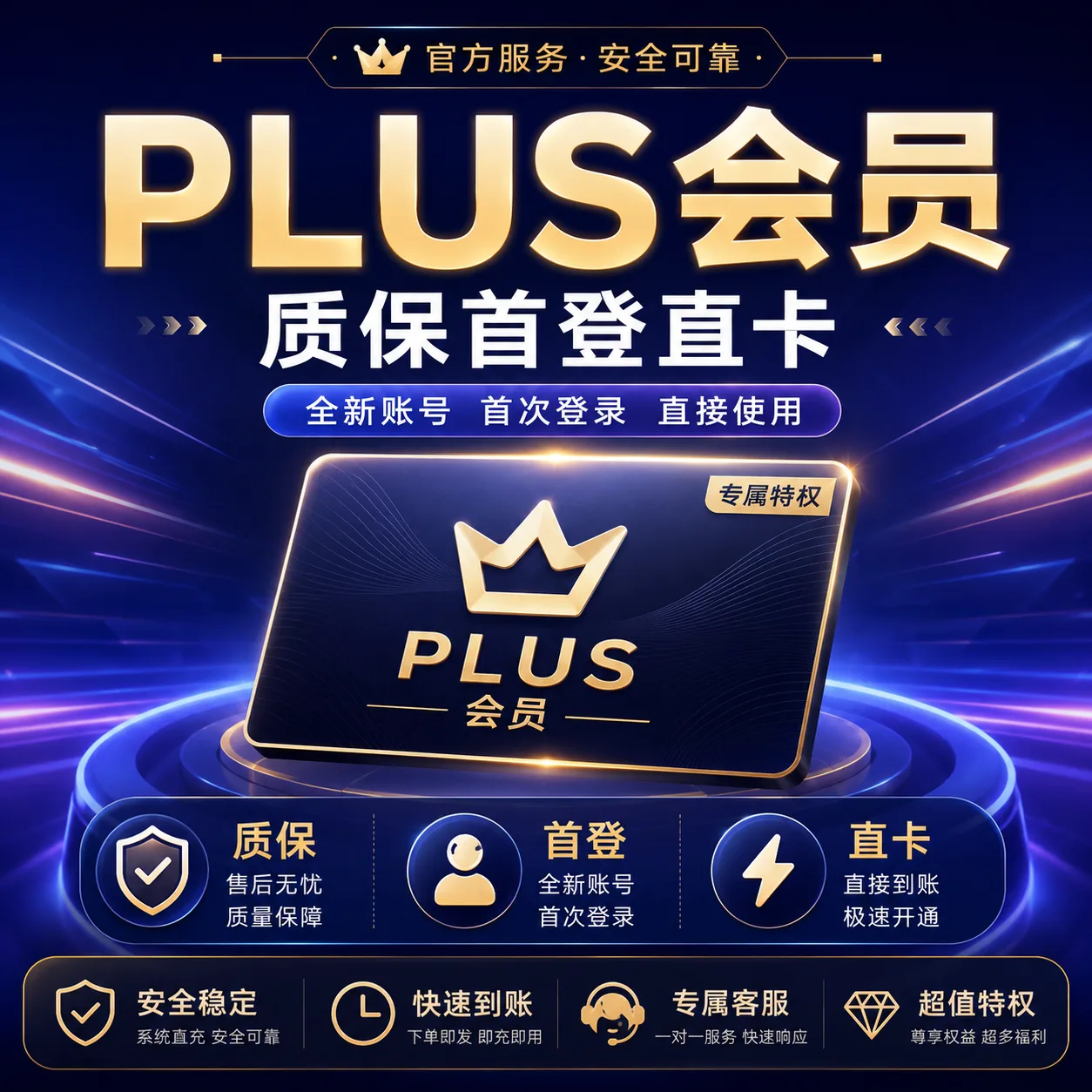【质保3天】谷歌邮箱plus会员月卡质保3天 商品图片