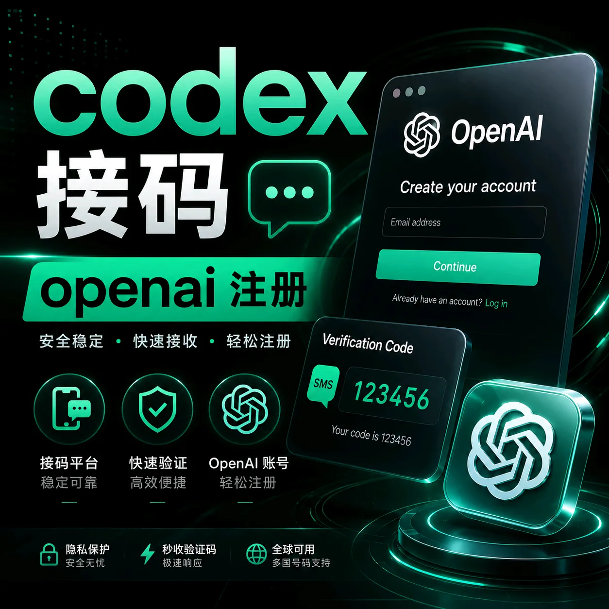 美国实卡长效接马codex绑定注册通用🔥20-30天【质保不来码】PLUS接马codex接马codex长效 基本可以三绑 商品图片