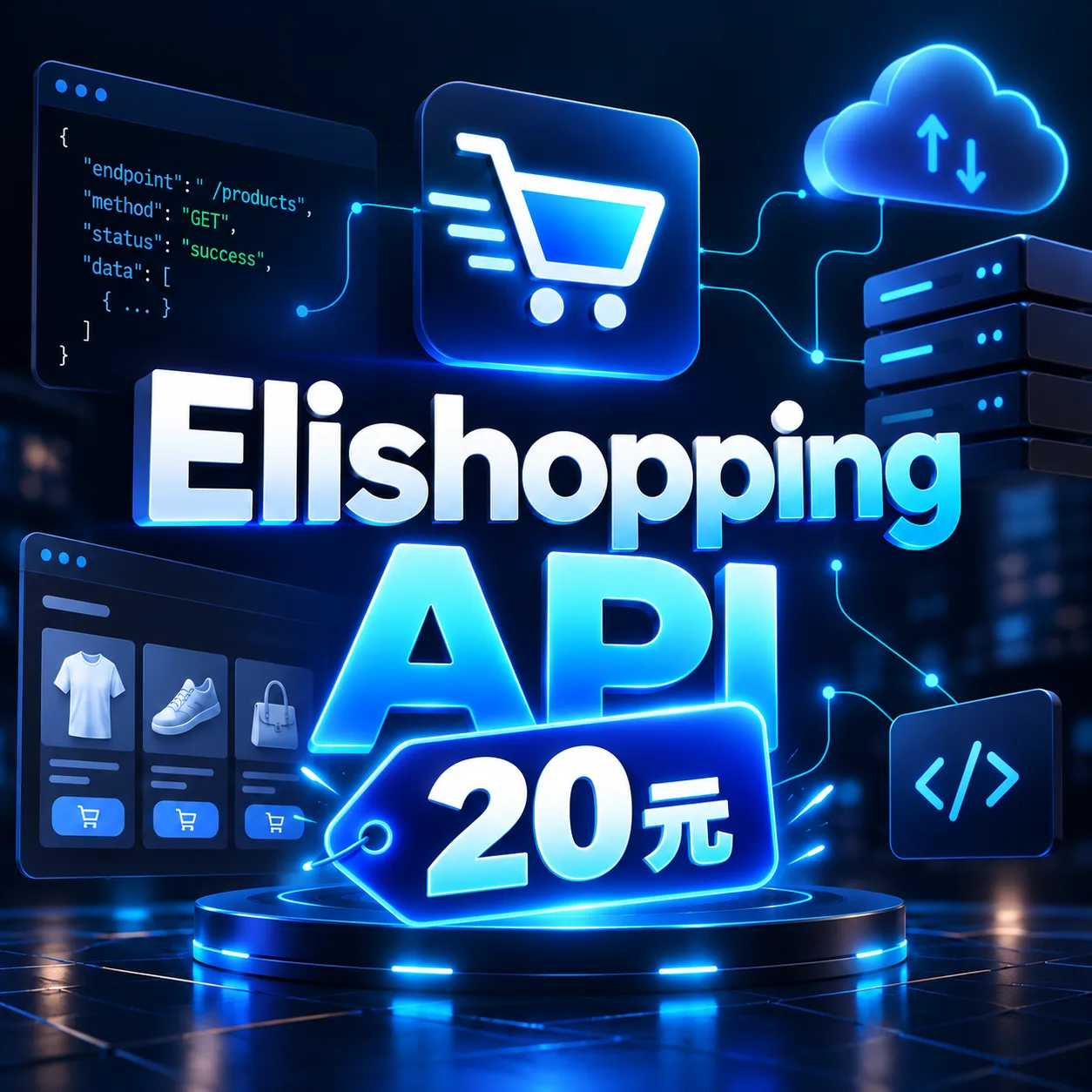 Elishopping API 20元商品图片
