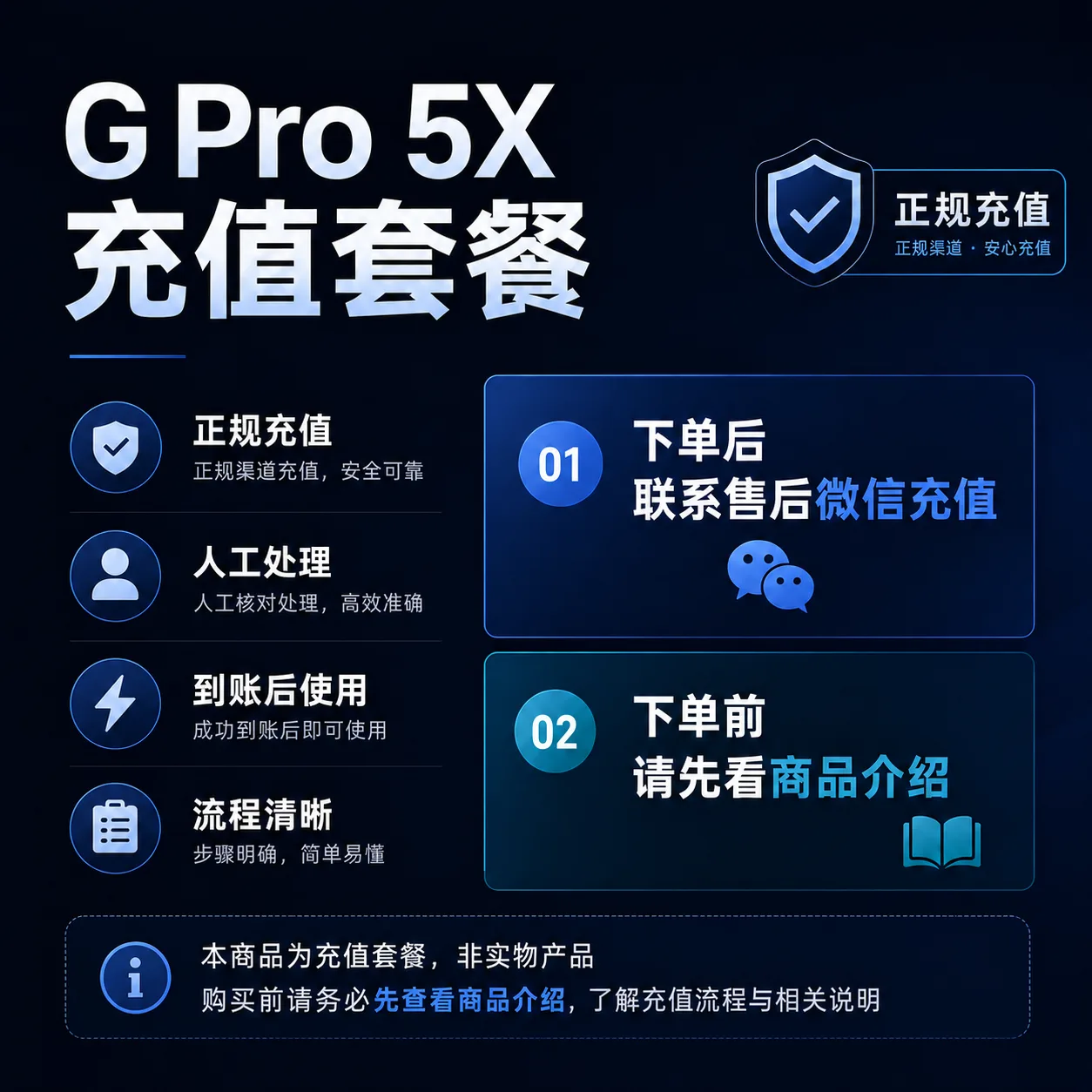g pro 5x 成品号五个 外卡支付,带账单新鲜开通的,质保订阅7天(人工交付)商品图片