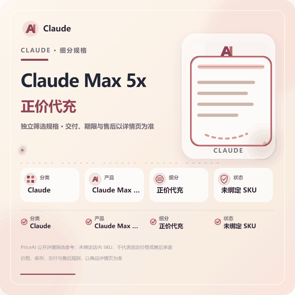 claudemax5【美区直充,质保订阅】 商品图片