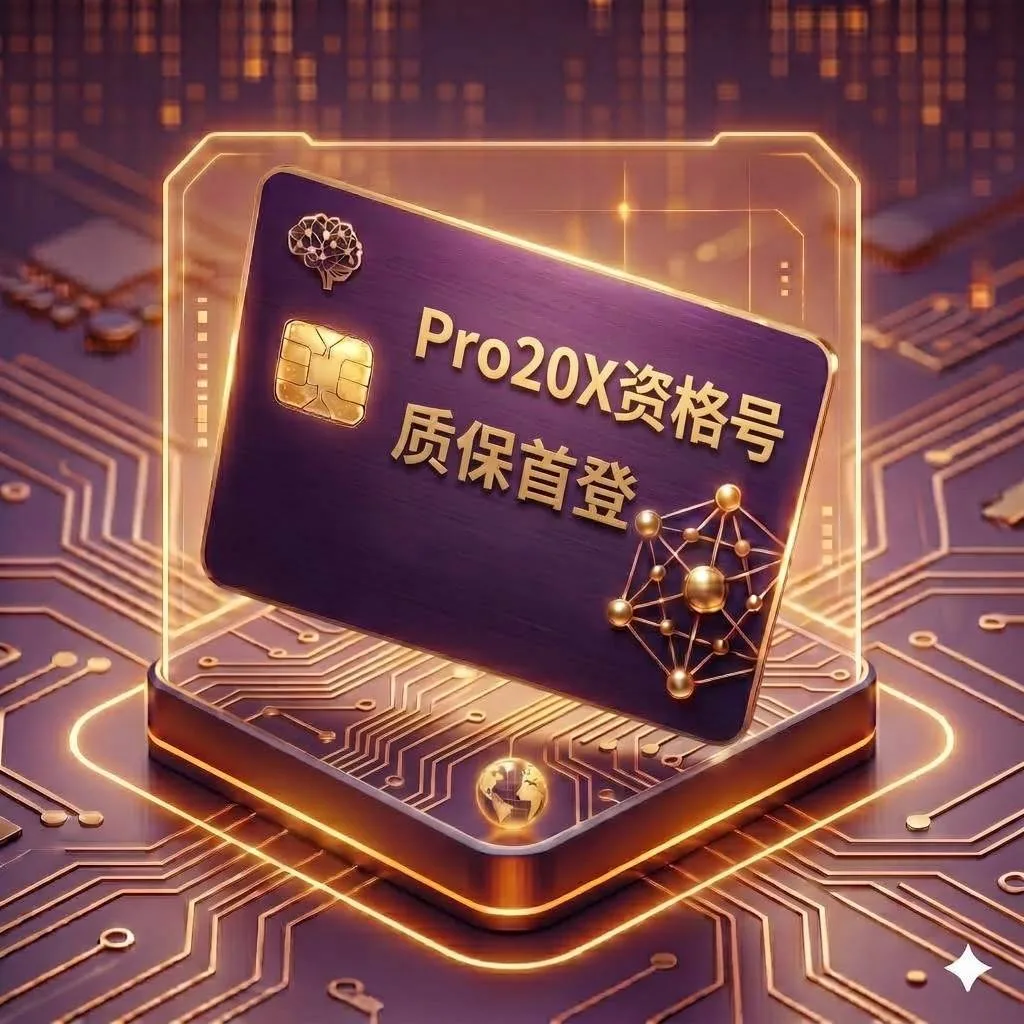 卡充Pro20X资格账号（本身是FREE账号，可以充值卡充的20X，质保首登） 商品图片