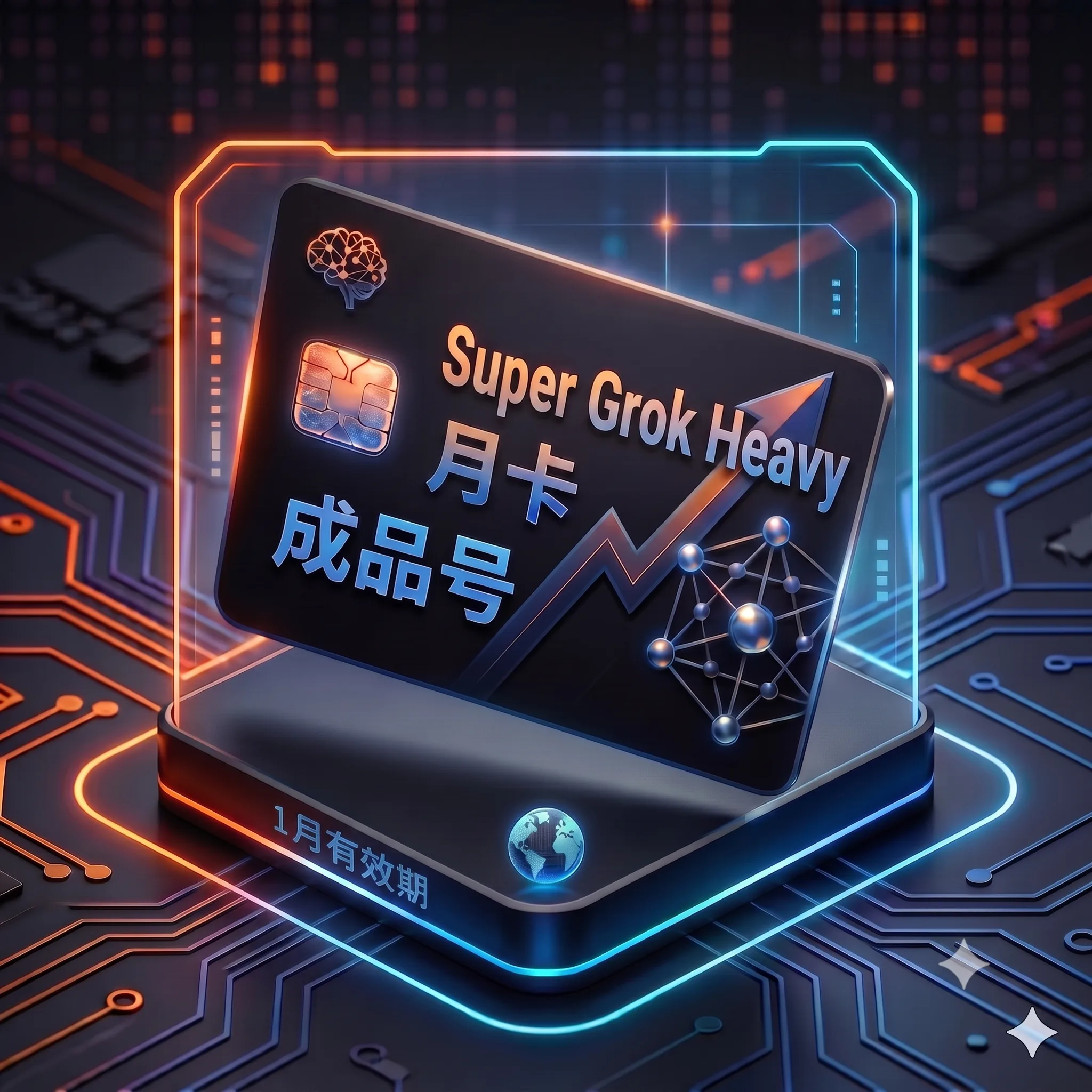 Super G r o k Heavy 特殊渠道月卡成品号2(质保首登,首登成功后账号问题不会有任何售后和补偿,人工) 商品图片