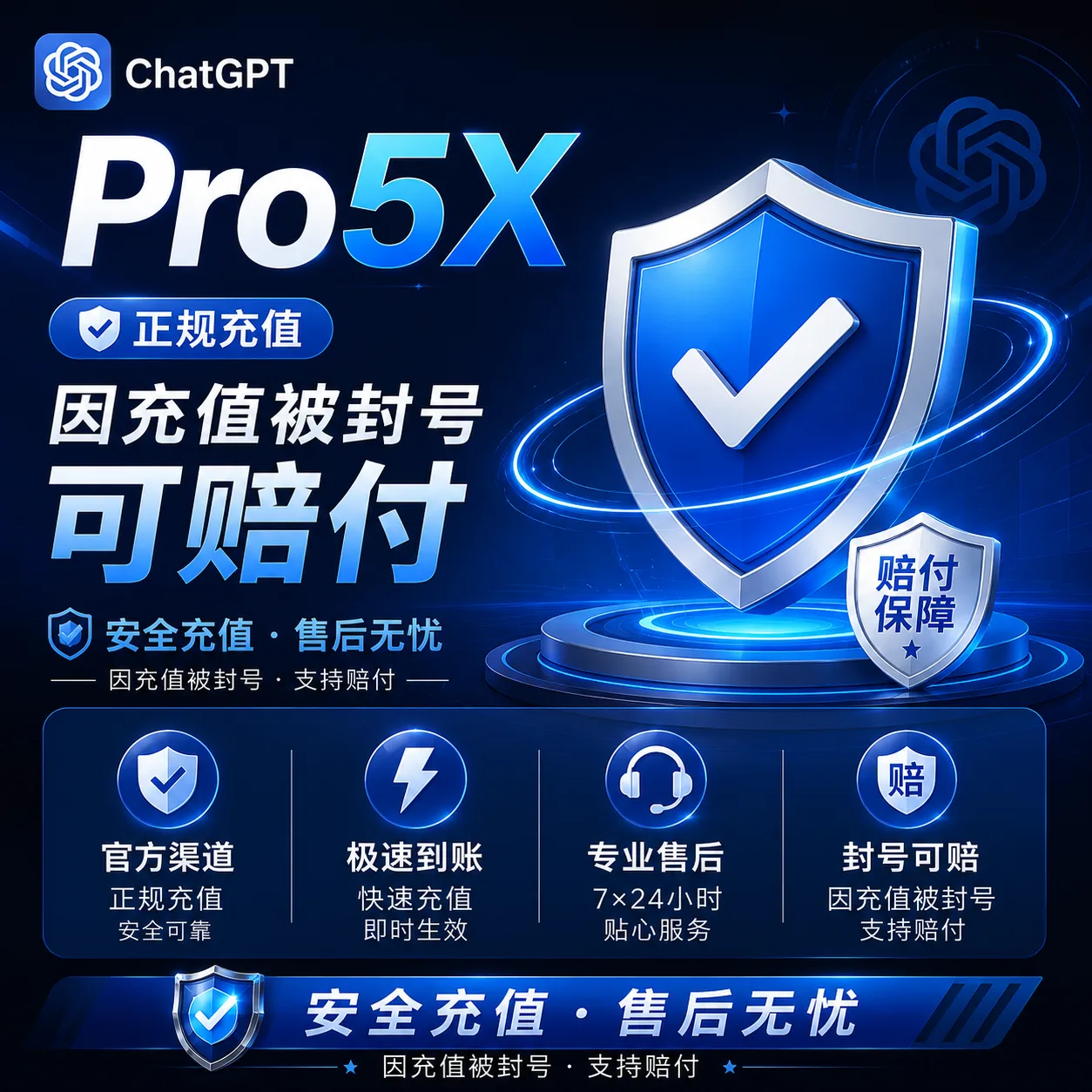 【人工】G Pro5x月卡正规卡充需联系客服充值，代理价格更低 商品图片