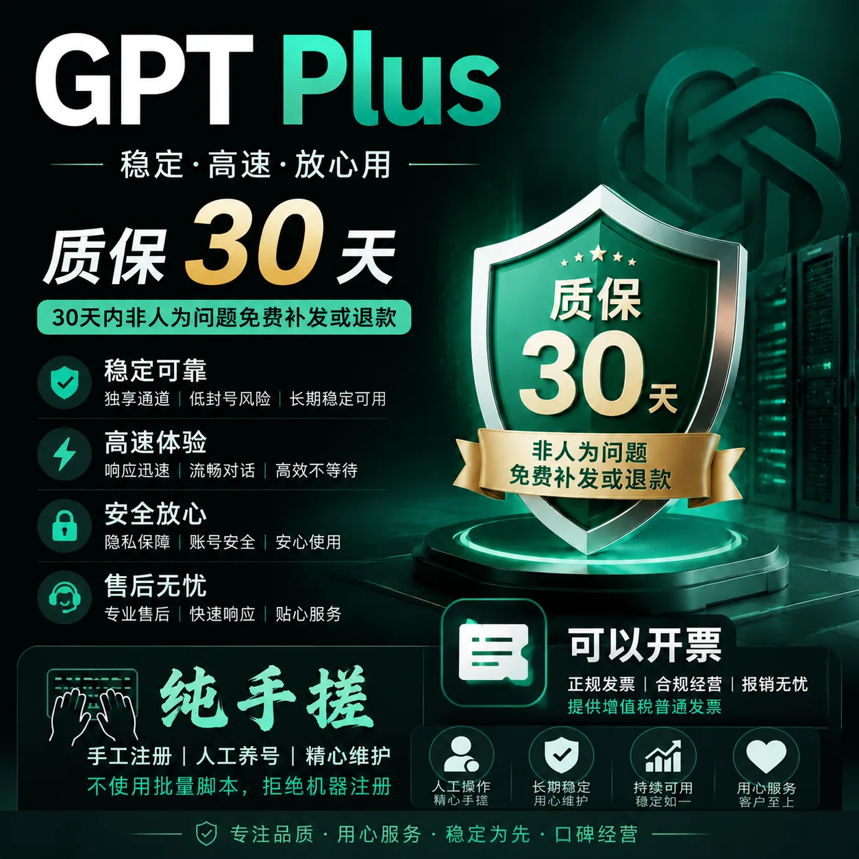 【自营】至今0封号 Plus 直冲自己号 无法覆盖(官方正规流水/可开票)指纹家宽,人工手动充值 商品图片