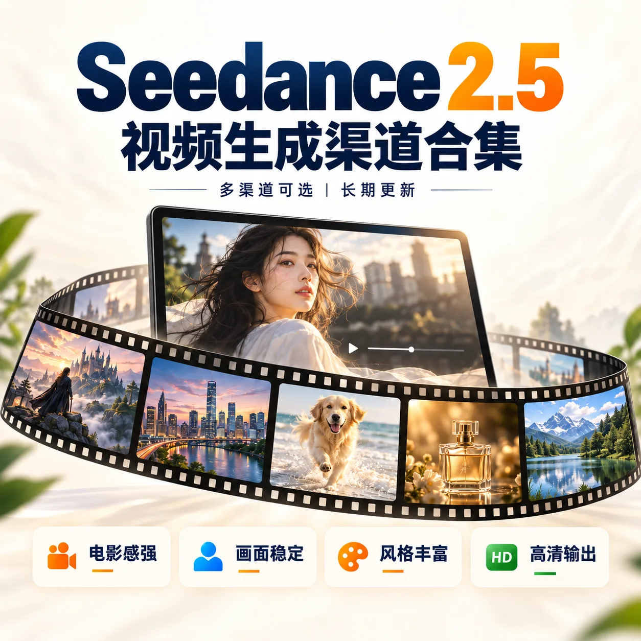 Seedance 2.5｜视频生成渠道合集 商品图片