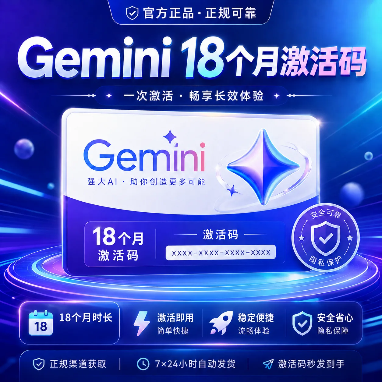 Gemini 18个月链接(无需绑卡,登陆即可领取) 商品图片