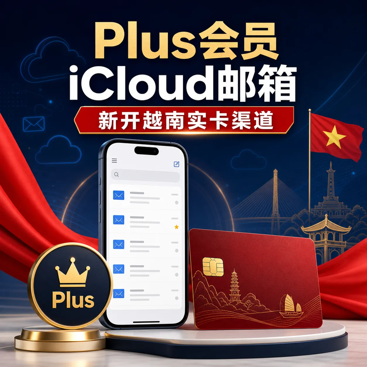 【质保3h首登】 plus会员iCloud或者域名邮箱新开的各种渠道 商品图片