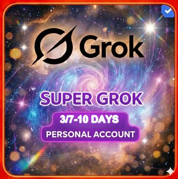 SupergroK 5-7天会员号--带SSO-质保网页首登,出不了视频,cli,bot,cursor勿拍,保24h 商品图片