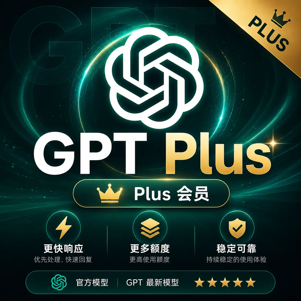 【正规秒充】GPT Plus 官方充值（须会员到期） 商品图片