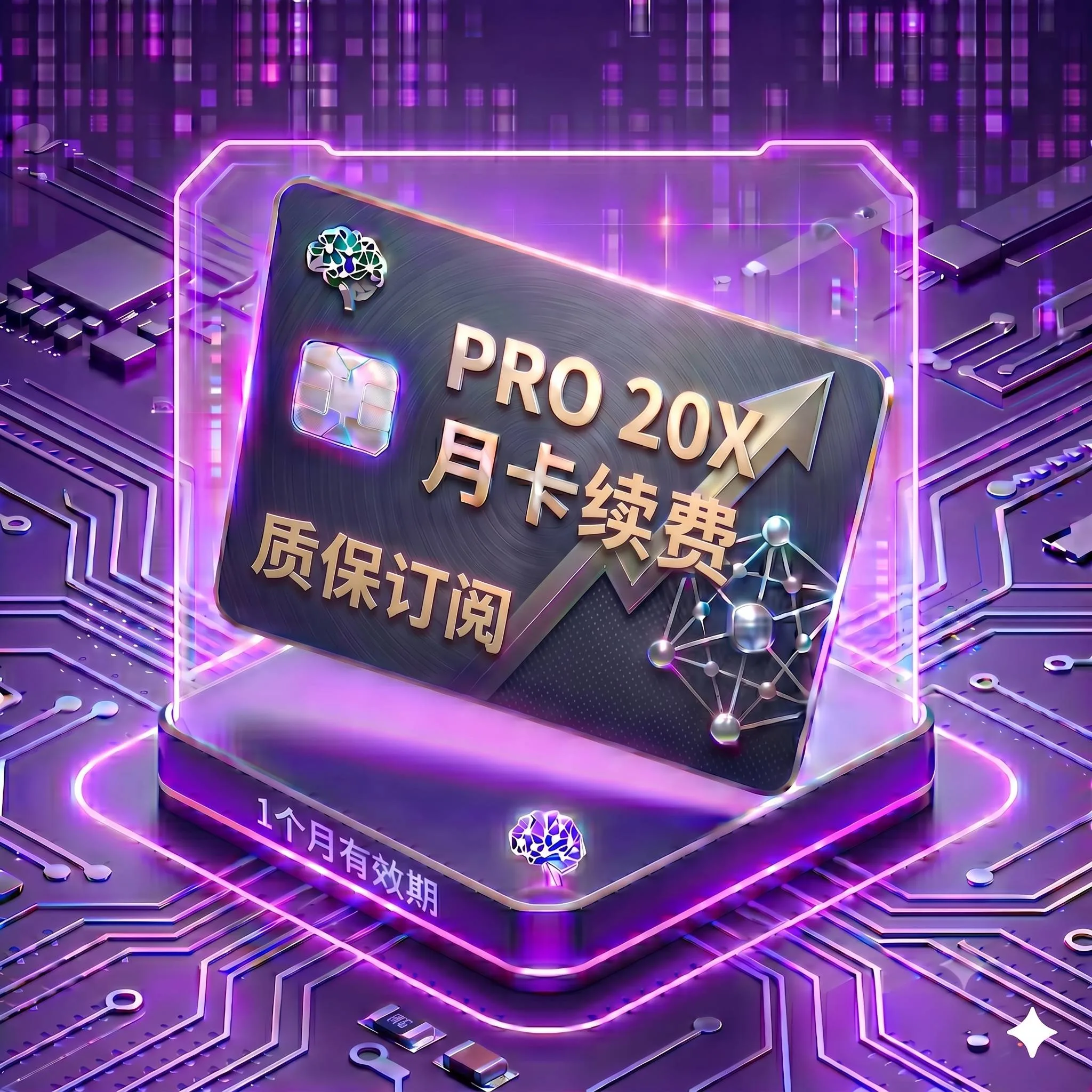 Pro 20X 稳定正规渠道续费直充3(质保订阅,封号不质保,免费版或者苹果渠道的PRO20X的账号无法充值) 商品图片