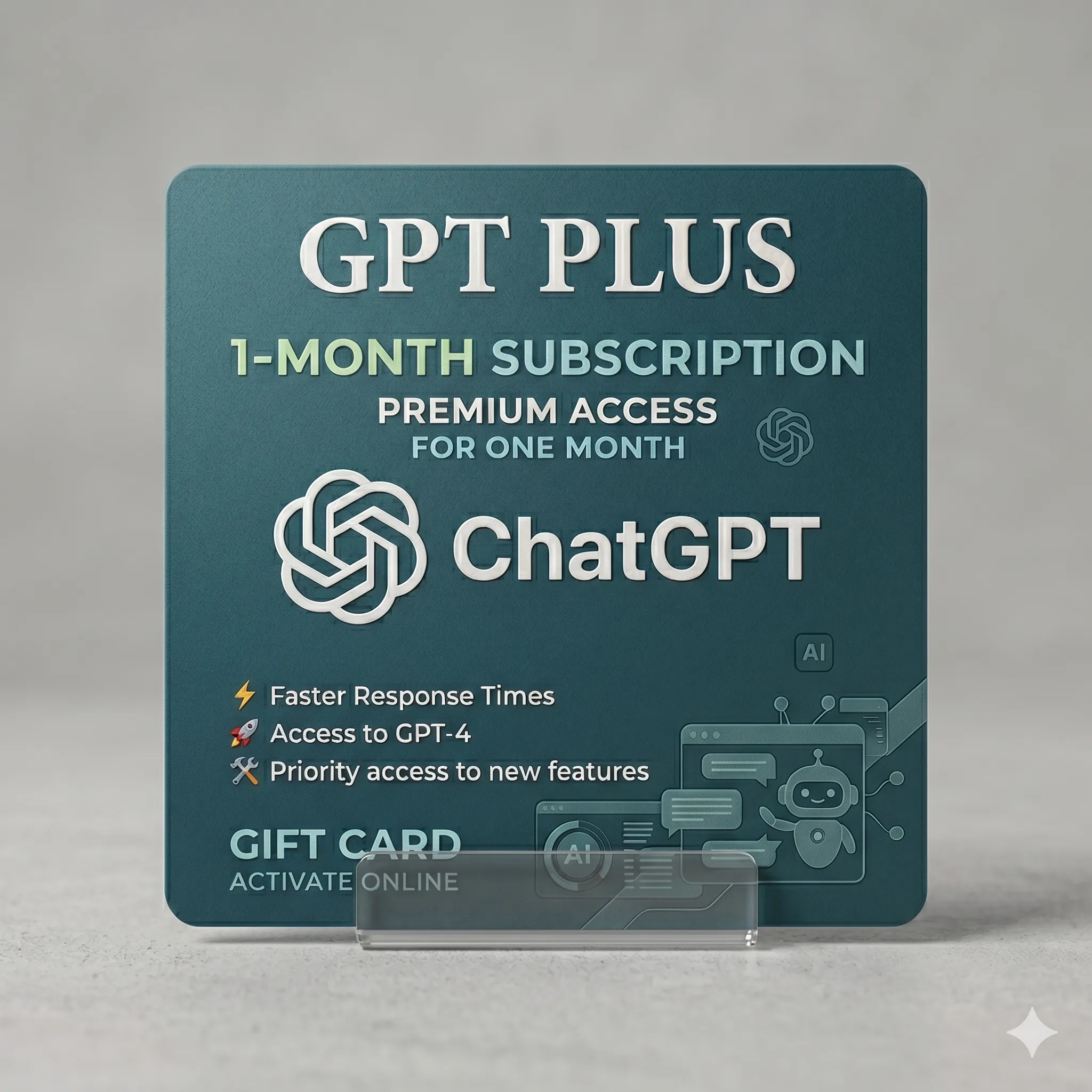GPT Plus一个月cdk(无任何质保) 商品图片