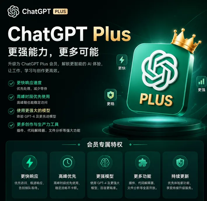 ChatGPT 日区plus日抛号 商品图片